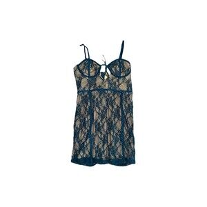 Superdown Navy Lace Mini Dress NWT Large
